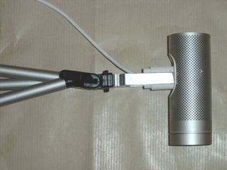 iSight on tripod on side